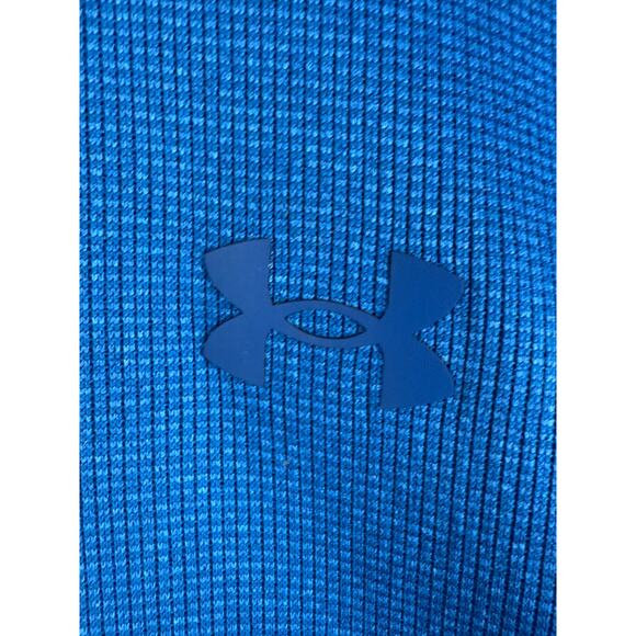 Under Armour UA Golf Storm Pullover Lightweight Sweater Fleece Blue Mens Large - Picture 4 of 9